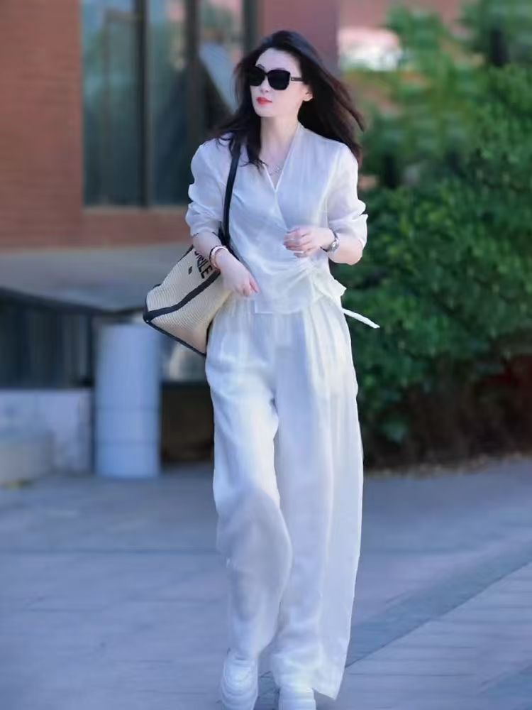 女V顯瘦兩件套