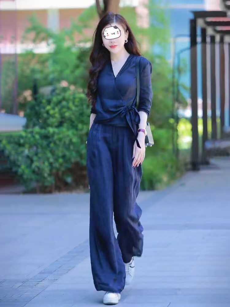 女V顯瘦兩件套